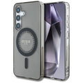 Husa pentru Samsung Galaxy S25 - Guess IML Rhinestones MagSafe (GUHMS25SPFTDTEK) - Black