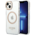 Guess - Metal Outline MagSafe (GUHMP15MHTRMD) - iPhone 15 Plus - Gold
