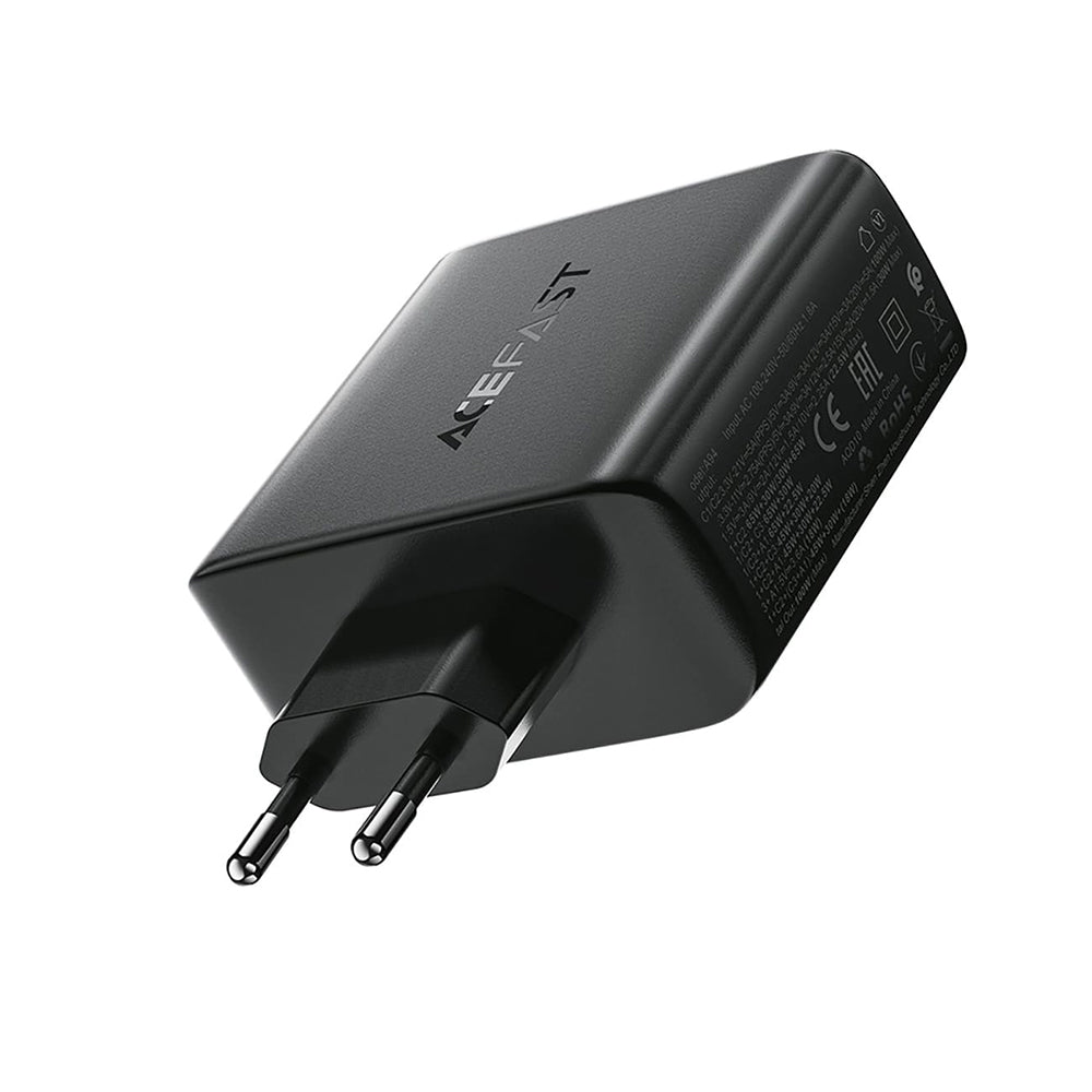Acefast Incarcator Acefast (A94), Multiport 3x USB-C, USB-A, GaN2 Technology, PD100W, Negru – imagine 4