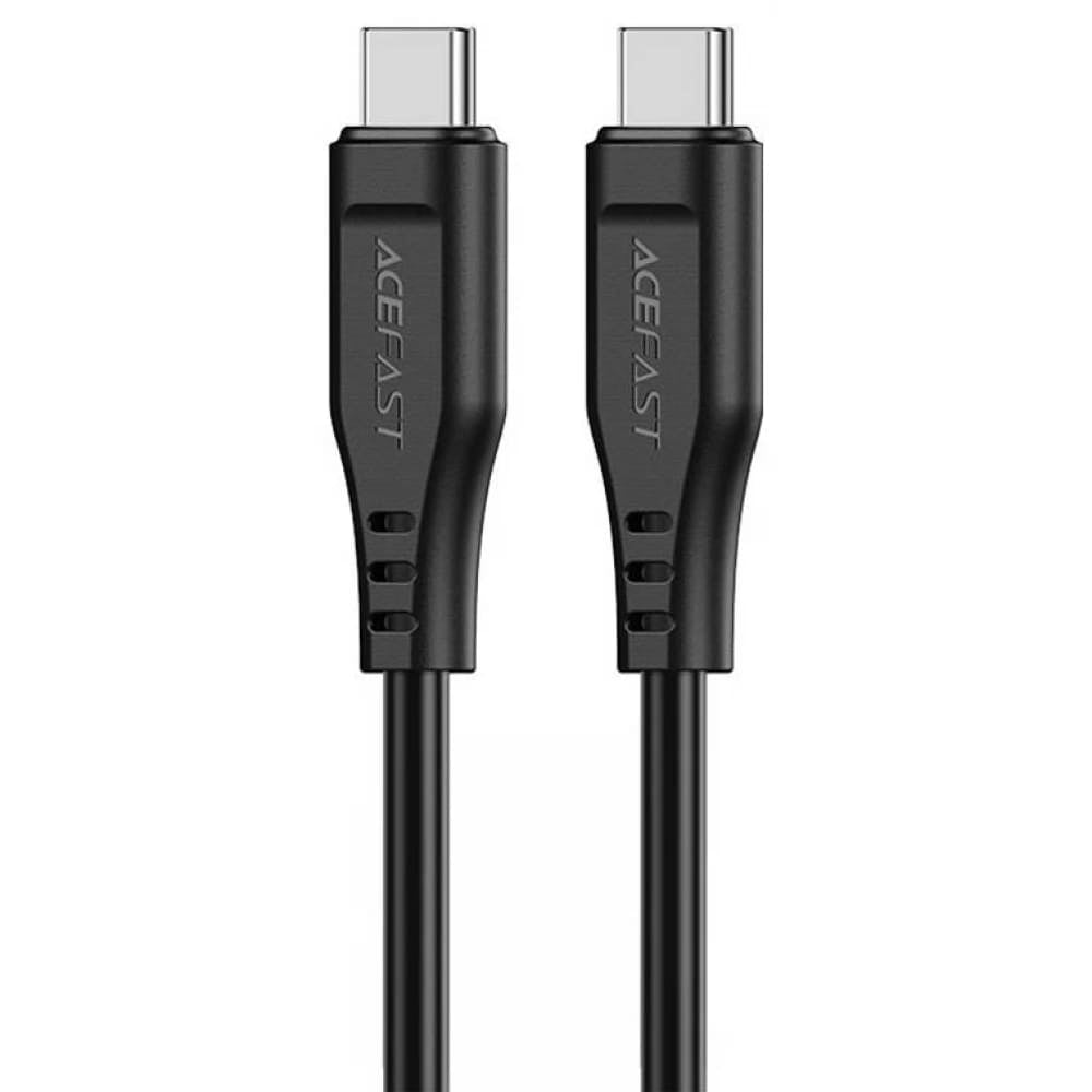 Acefast - Data Cable (C3-03) - Type-C to Type-C, 60W, 3A, 480Mb/s, Fast Charging, 1.2m - Black