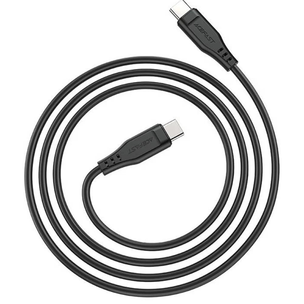Acefast - Data Cable (C3-03) - Type-C to Type-C, 60W, 3A, 480Mb/s, Fast Charging, 1.2m - Black