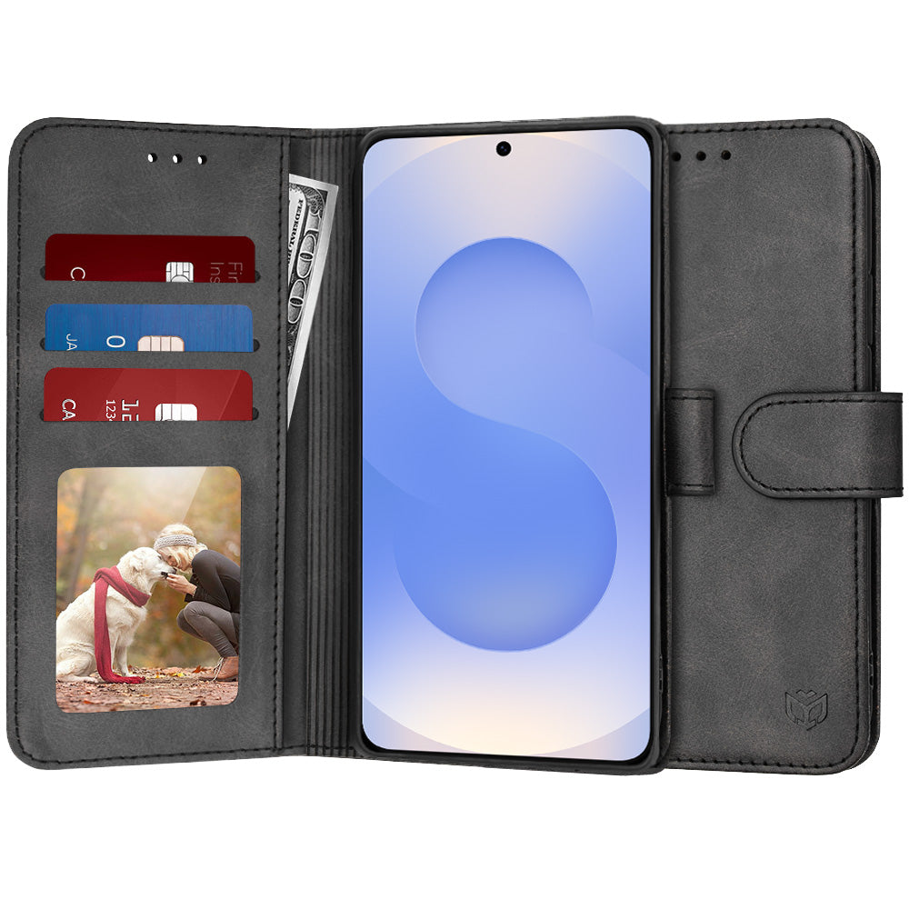 Techsuit - Diary Book - Samsung Galaxy S25 - Black