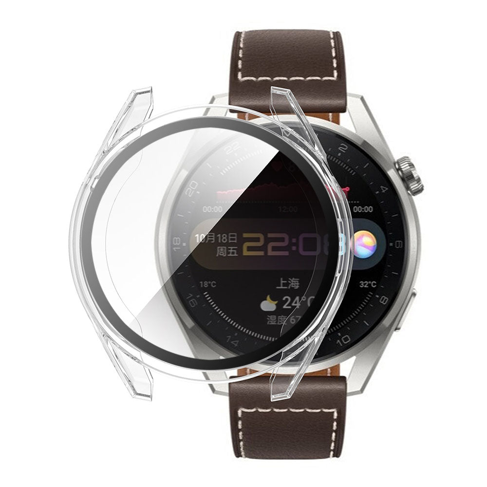 Techsuit - Defense360 Pro + Screen Protector - Huawei Watch 3 Pro - Clear