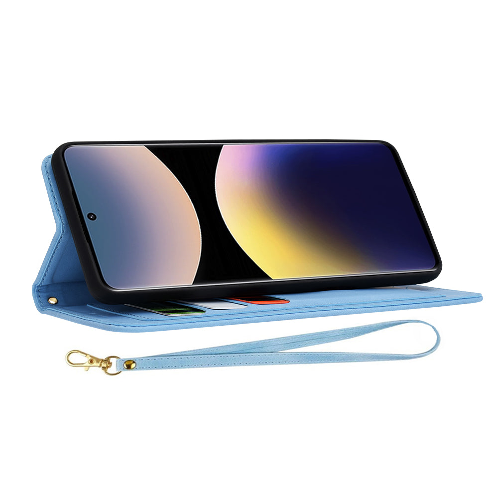 Techsuit - FlipCraft - Xiaomi Redmi Note 14 Pro 5G / Poco X7 - Vibrant Blue
