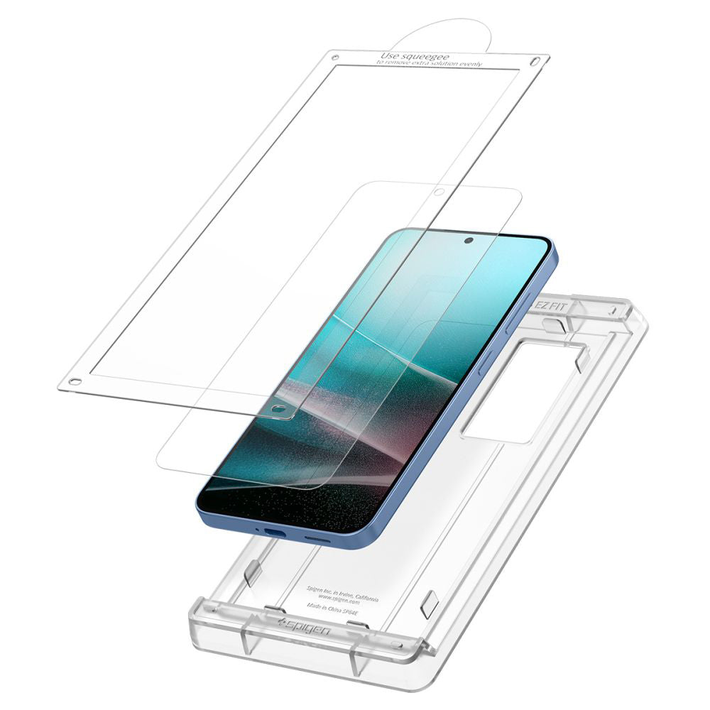 Spigen - Elite Shield EZ Fit HD (AFL09087) - Samsung Galaxy S25 Plus - Clear