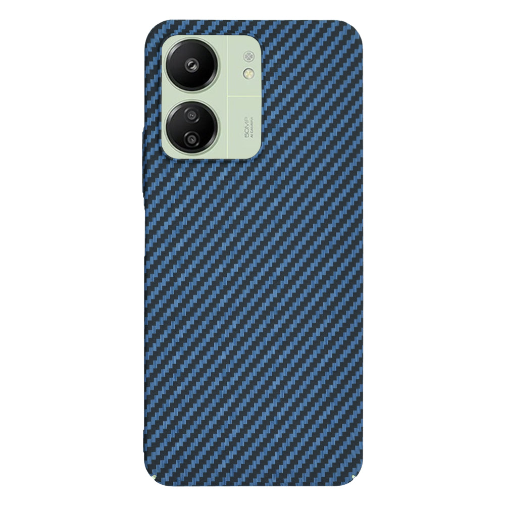 Techsuit - Carbonite FiberShell - Xiaomi Redmi 13C 4G / Redmi 13C 5G / Poco C65 - Cyan