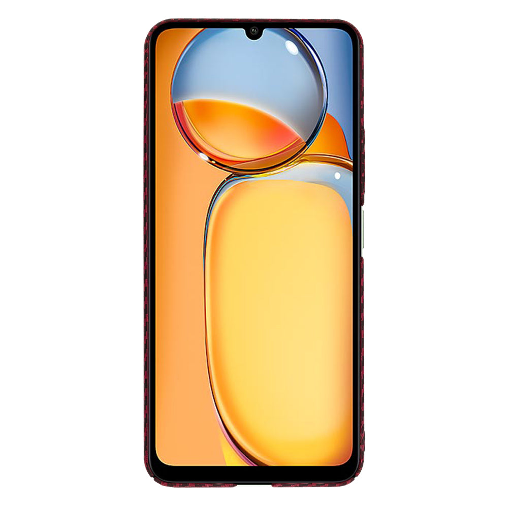 Techsuit - Carbonite FiberShell - XXiaomi Redmi 13C 4G / Redmi 13C 5G / Poco C65 - Red