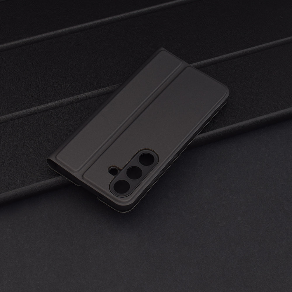 Techsuit - Magskin Book - Samsung Galaxy S25 - Black