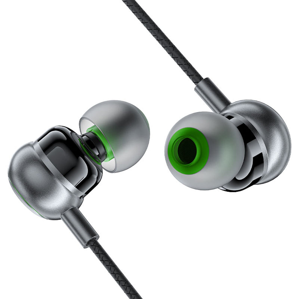 Acefast - Wired earphones (L5) - Type-C, In-ear, with Microphone, 1.2m - Black