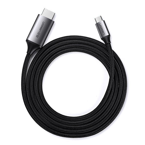 Ugreen Adaptor Ugreen Video Cable Adapter MM142 (50570), Type-C to HDMI, 4K@60Hz, 1.5m, Negru / Gray – imagine 2