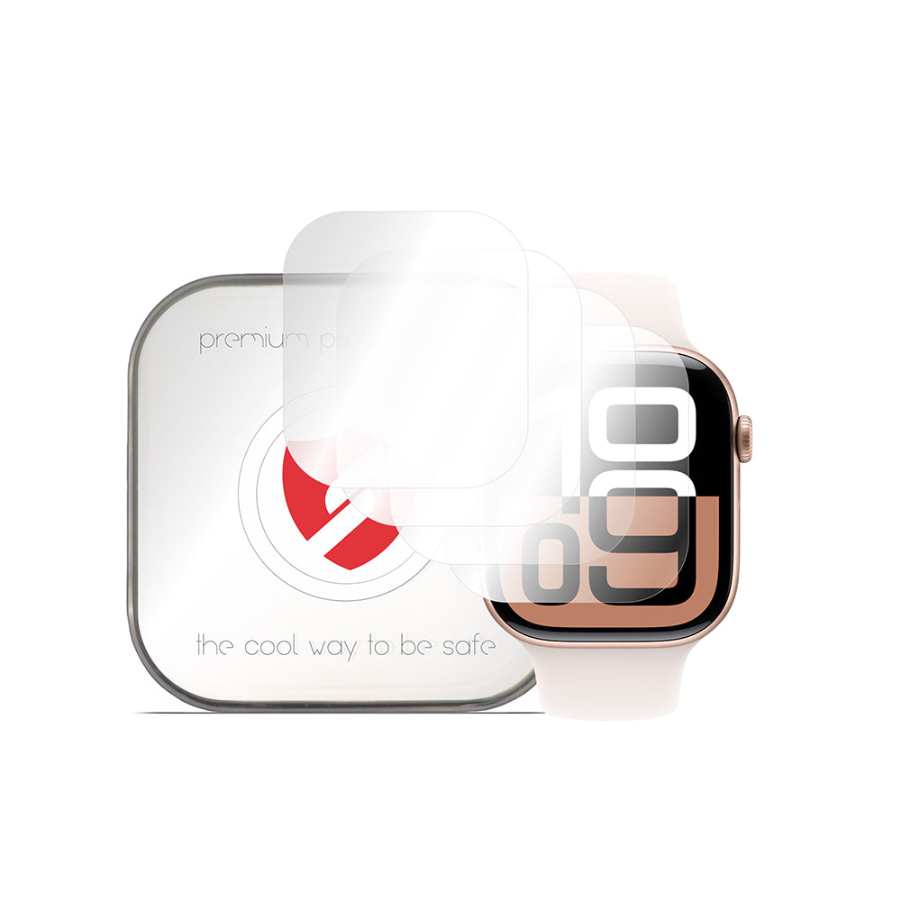 Smart Protection - Premium Classic (4 pack) - Apple Watch 10 42mm / Watch 11 42mm - Clear