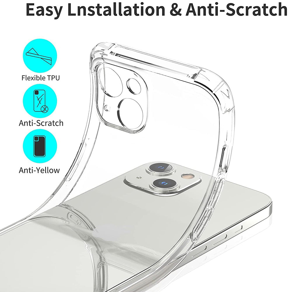 Techsuit - Shockproof Clear Silicone - iPhone 16 Pro - Clear