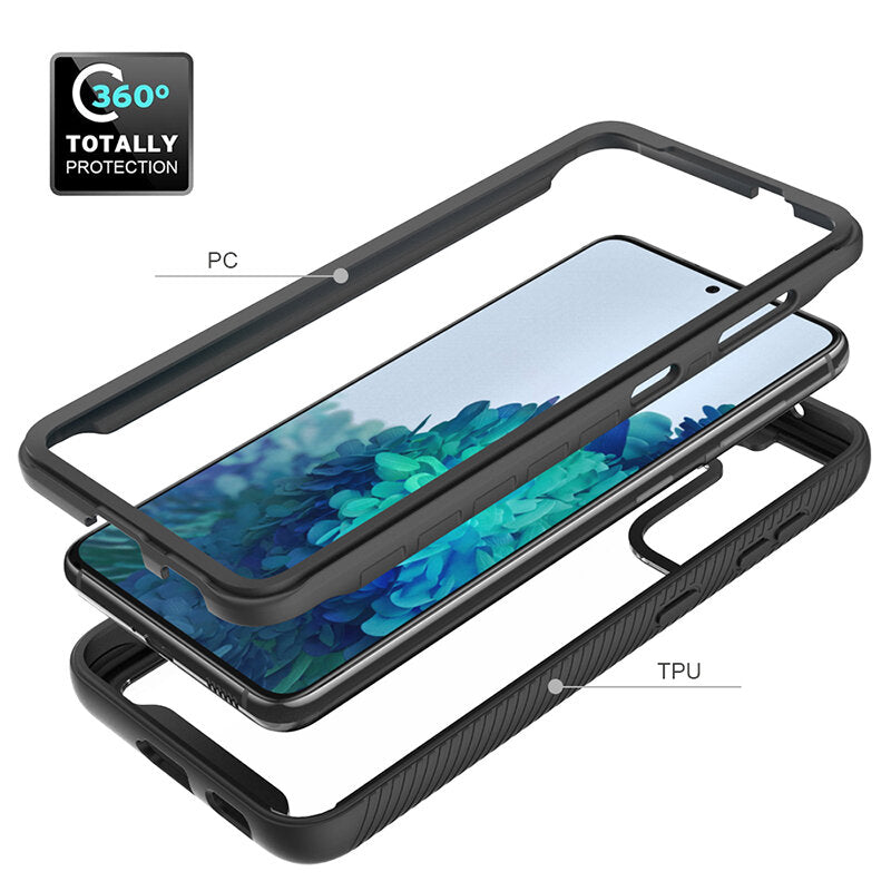 Techsuit - Defense360 Pro + Screen Protector - Samsung Galaxy S23 Plus - Black