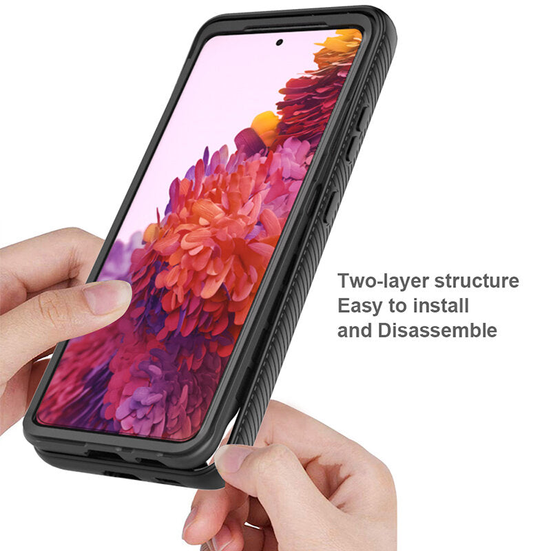 Techsuit - Defense360 Pro + Screen Protector - Samsung Galaxy S23 Plus - Black