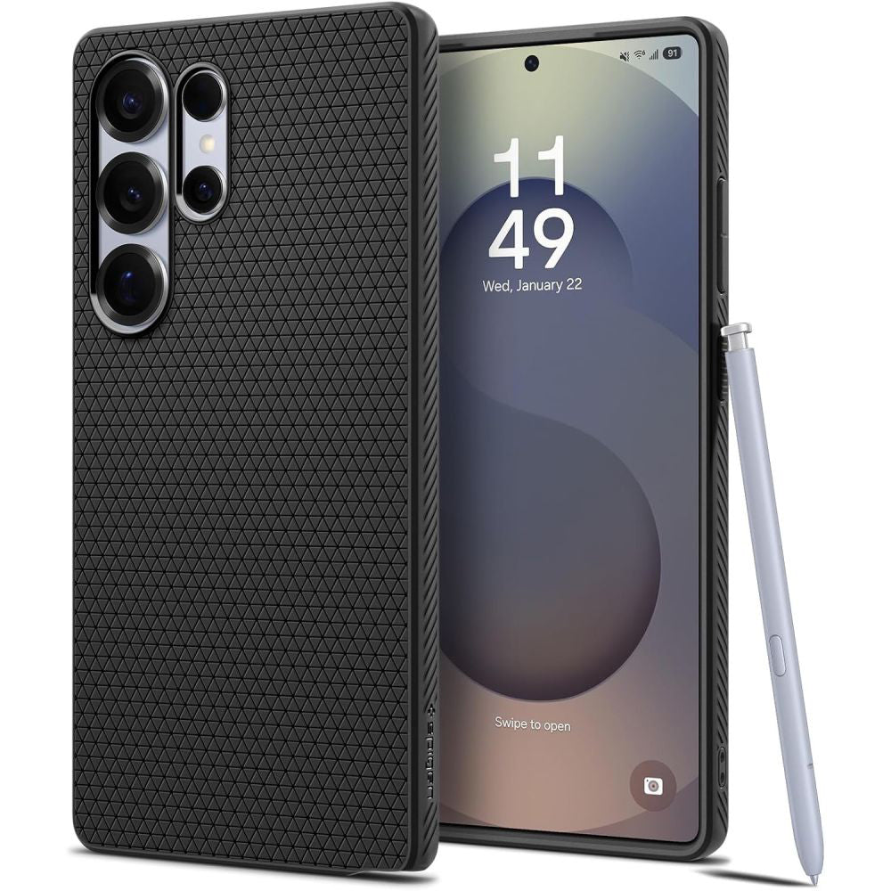 Spigen - Liquid Air (ACS08953) - Samsung Galaxy S25 Ultra - Matte Black