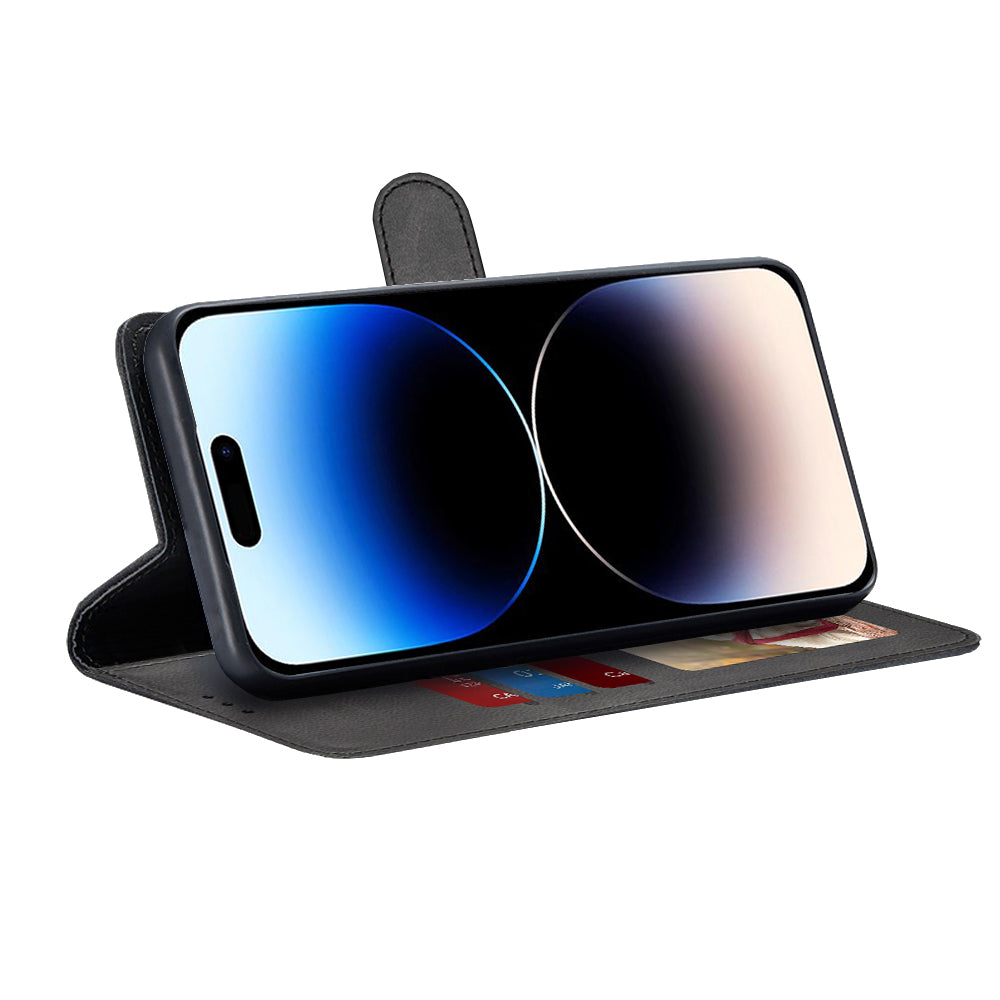 Techsuit - Diary Book - iPhone 14 Pro - Black