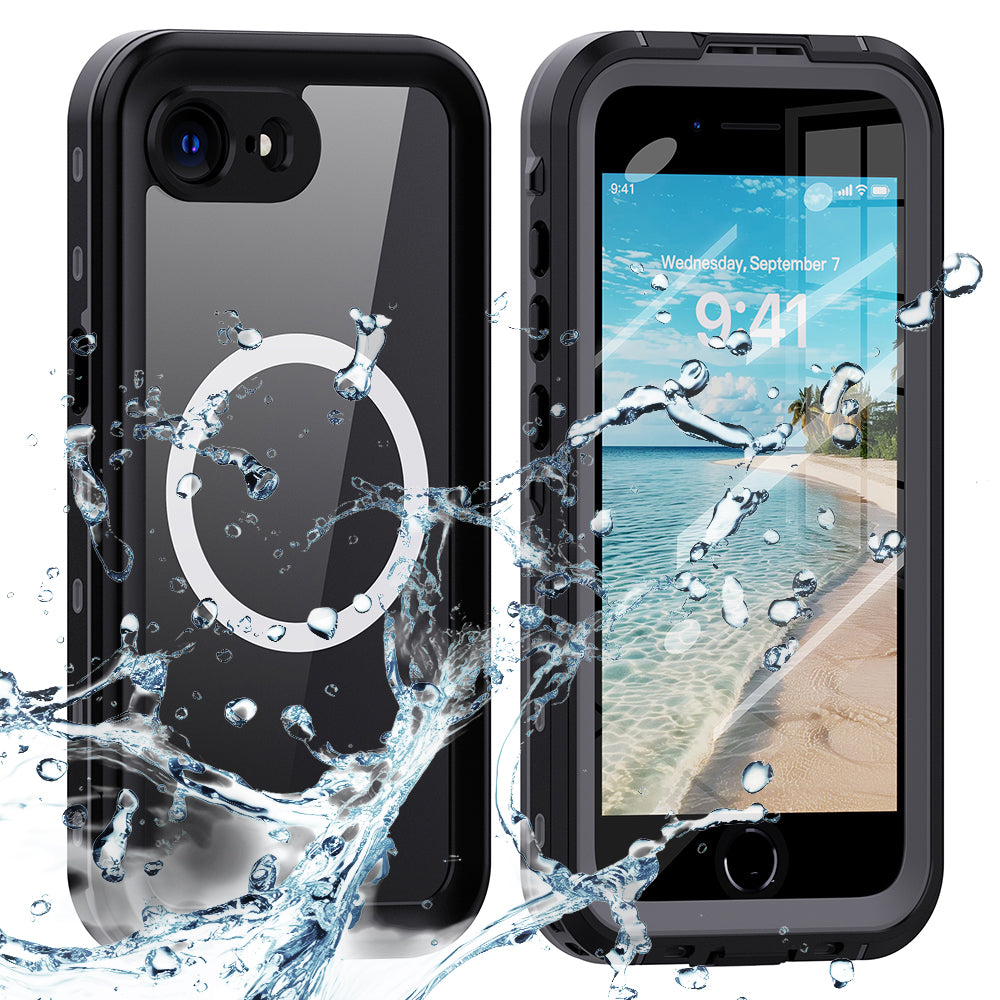 ShellBox Husa de protectie ShellBox Waterproof IP68 compatibil cu iPhone 16e / iPhone 17e, Negru