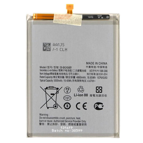 OEM - Smartphone Battery EB-BA245ABY (21790) - Samsung Galaxy A24 - 4860mAh - Black