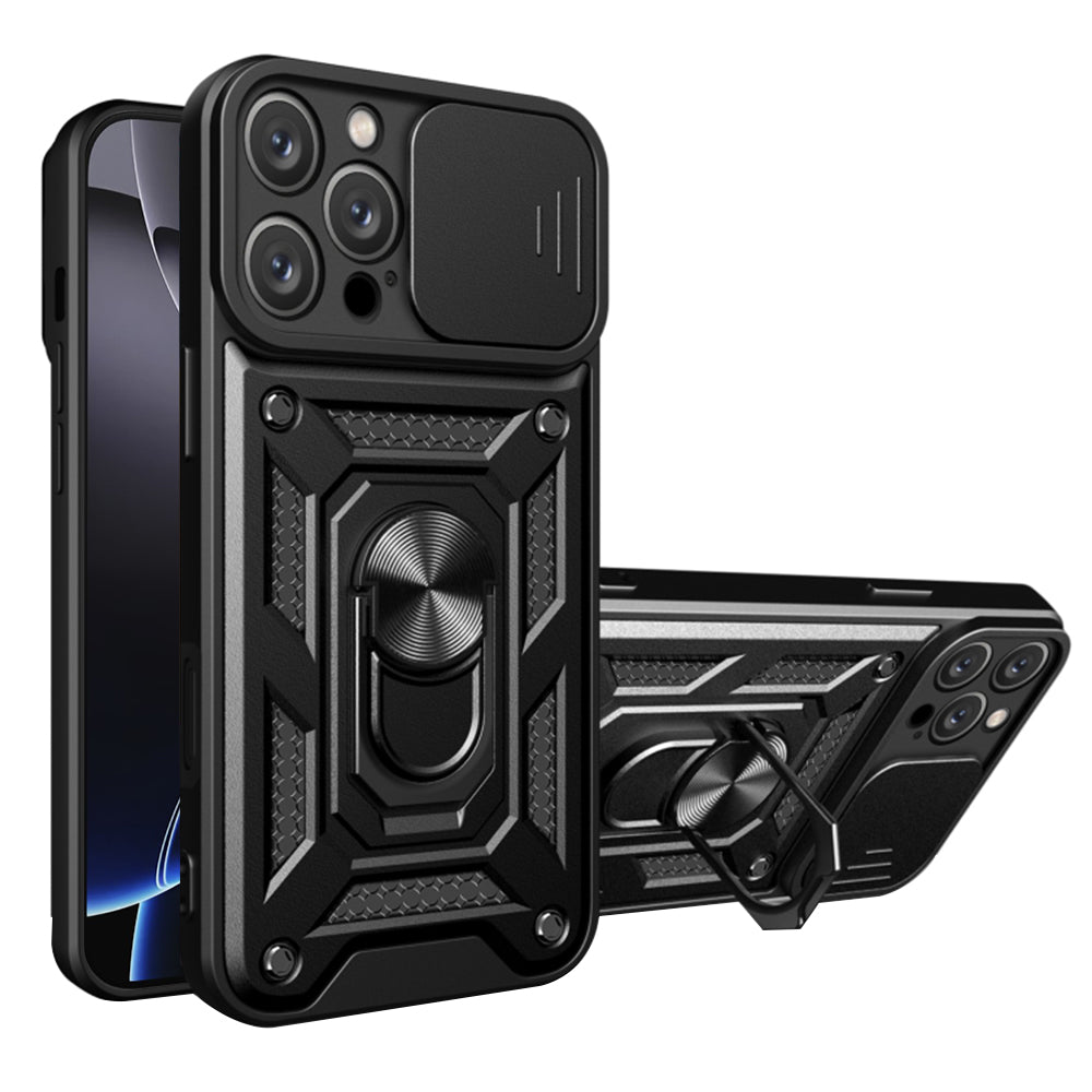 TechSuit Husa de protectie Techsuit CamShield Series compatibil cu iPhone 16 Pro Max, Negru