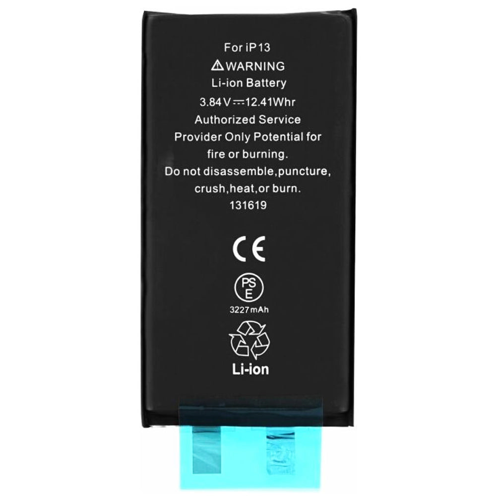 OEM - Smartphone Battery (19316) - iPhone 13 - 3227mAh, without Flex-Cable - Black