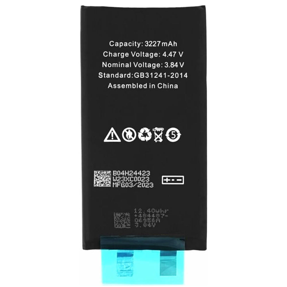OEM - Smartphone Battery (19316) - iPhone 13 - 3227mAh, without Flex-Cable - Black