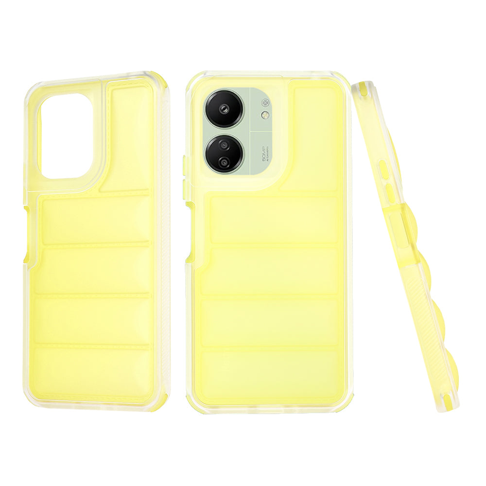 Techsuit - Wave Shield - Xiaomi Redmi 13C 4G / Redmi 13C 5G / Poco C65 - Yellow