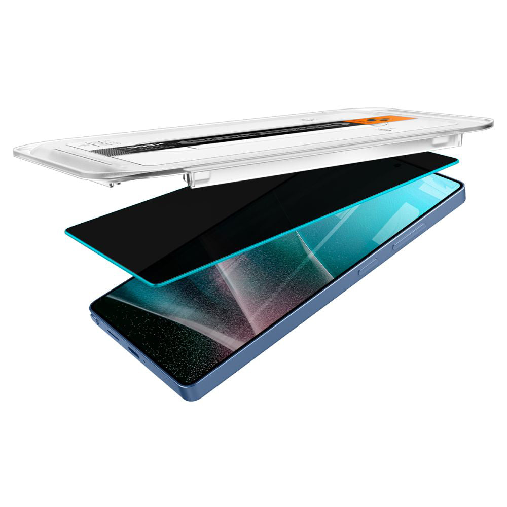 Spigen - (2 pack) Glas.tR EZ-FIT HD (AGL09335) - Samsung Galaxy S25 Ultra - Privacy