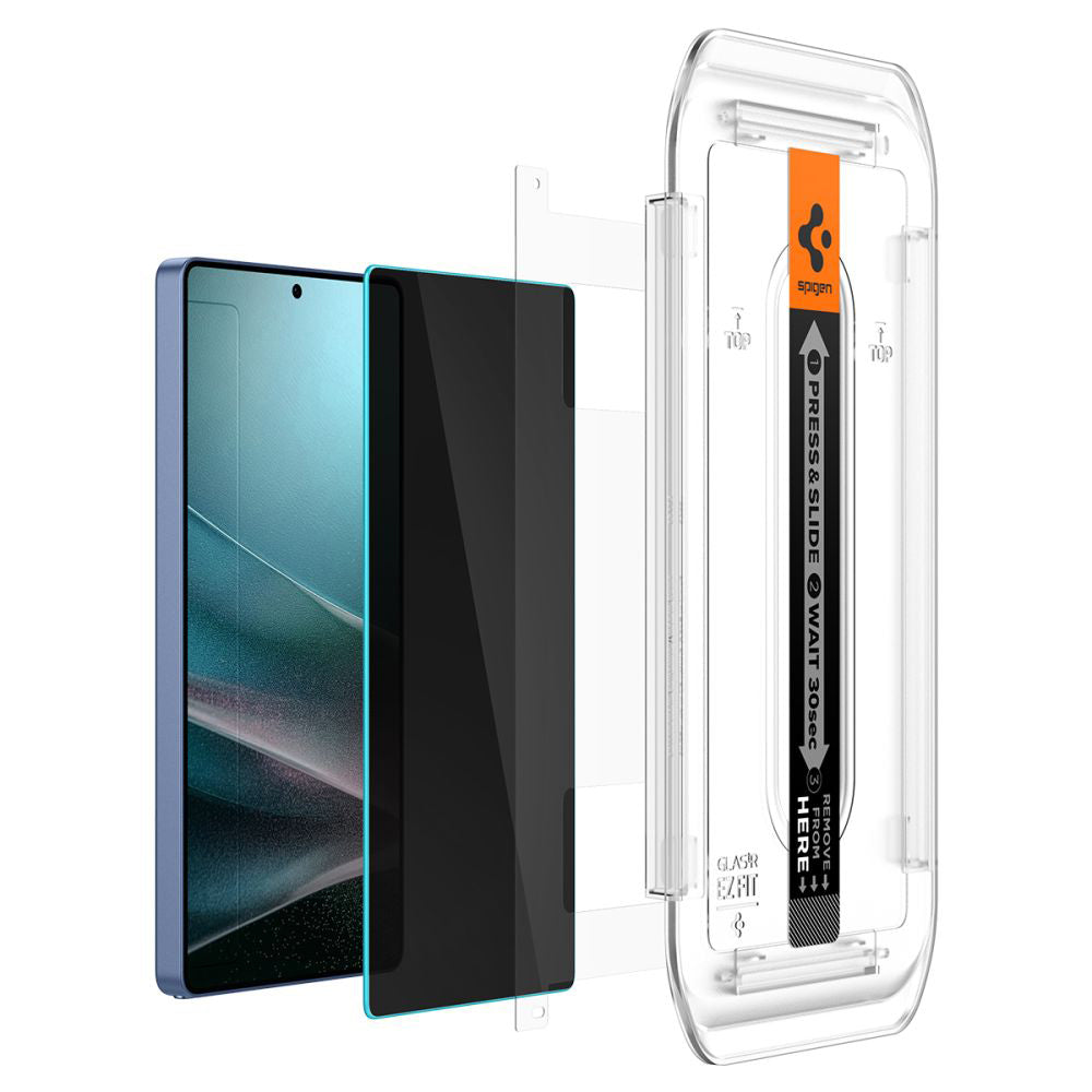 Spigen - (2 pack) Glas.tR EZ-FIT HD (AGL09335) - Samsung Galaxy S25 Ultra - Privacy