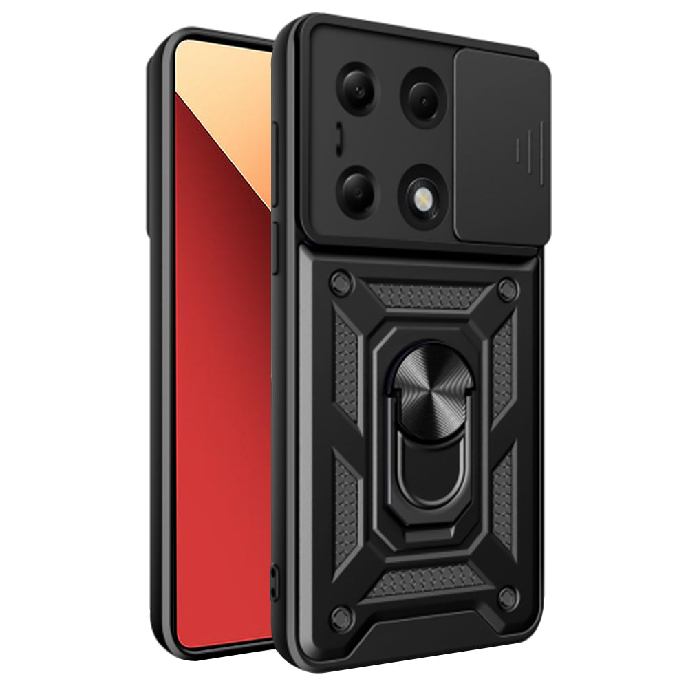 Techsuit - CamShield Series - Xiaomi Redmi Note 13 Pro 4G / Poco M6 Pro 4G / Note 14S 4G - Black