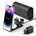 ESR - Premium 3in1 Travel Wireless Charging Set (2C569) - with Bag Accessories, for iPhone, MFi Apple Watch, AirPods, Qi
