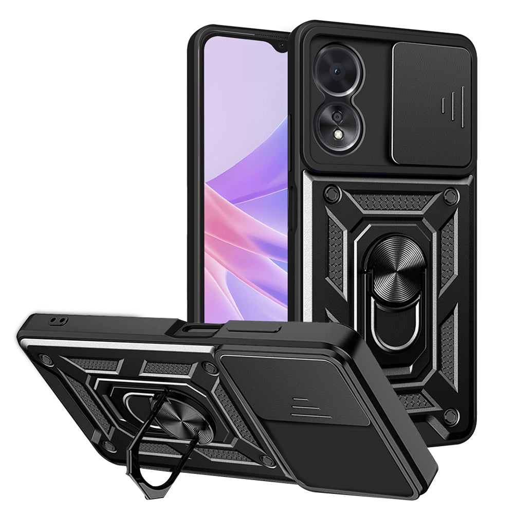 Techsuit - CamShield Series - Oppo A58 5G / A78 5G - Black