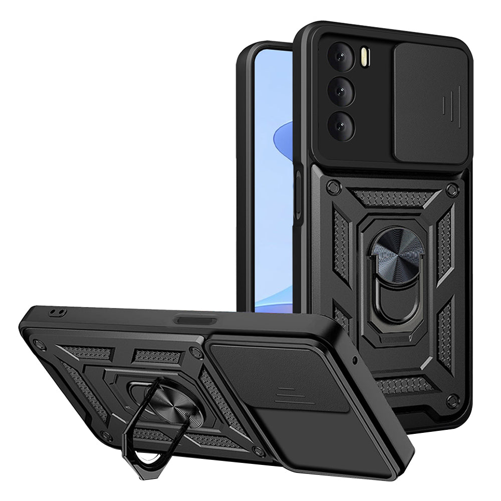 Techsuit - CamShield Series - Oppo A16 / A16s / A54s - Black