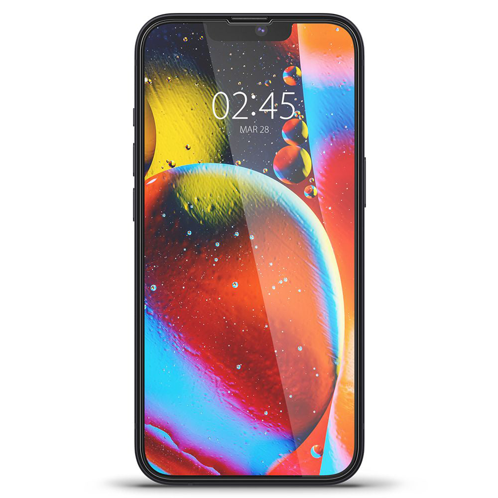 Spigen - Glas.tR Slim (AGL03392) - iPhone 13 / iPhone 13 Pro / iPhone 14 / iPhone 16e / iPhone 17e - Black
