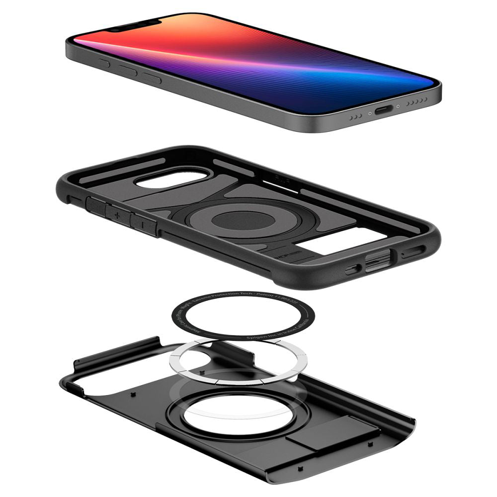 Spigen - Slim Armor MagSafe (ACS09129) - iPhone 16e / iPhone 17e - Black