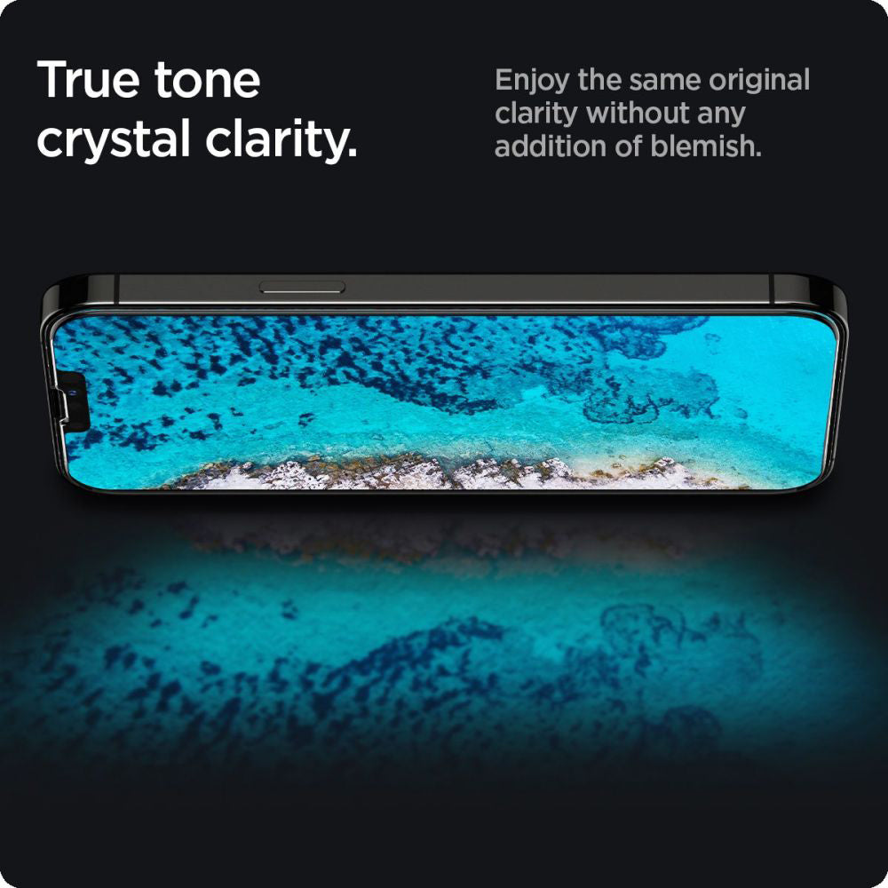 Spigen - Glas.tR Slim (AGL03393) - iPhone 13 / iPhone 13 Pro / iPhone 14 / iPhone 16e / iPhone 17e - Privacy
