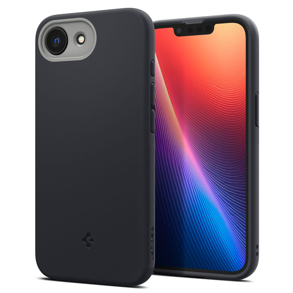 Spigen Husa de protectie Spigen Caseology Nano Pop MagSafe (ACS09155) compatibil cu iPhone 16e / iPhone 17e, Negru Sesam