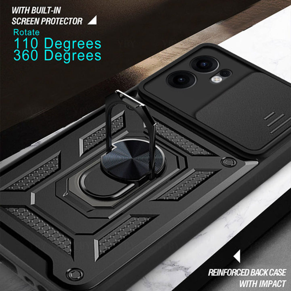 Techsuit - CamShield Series - Oppo Reno13 F 4G / Reno13 F 5G / Reno13 FS 5G - Black