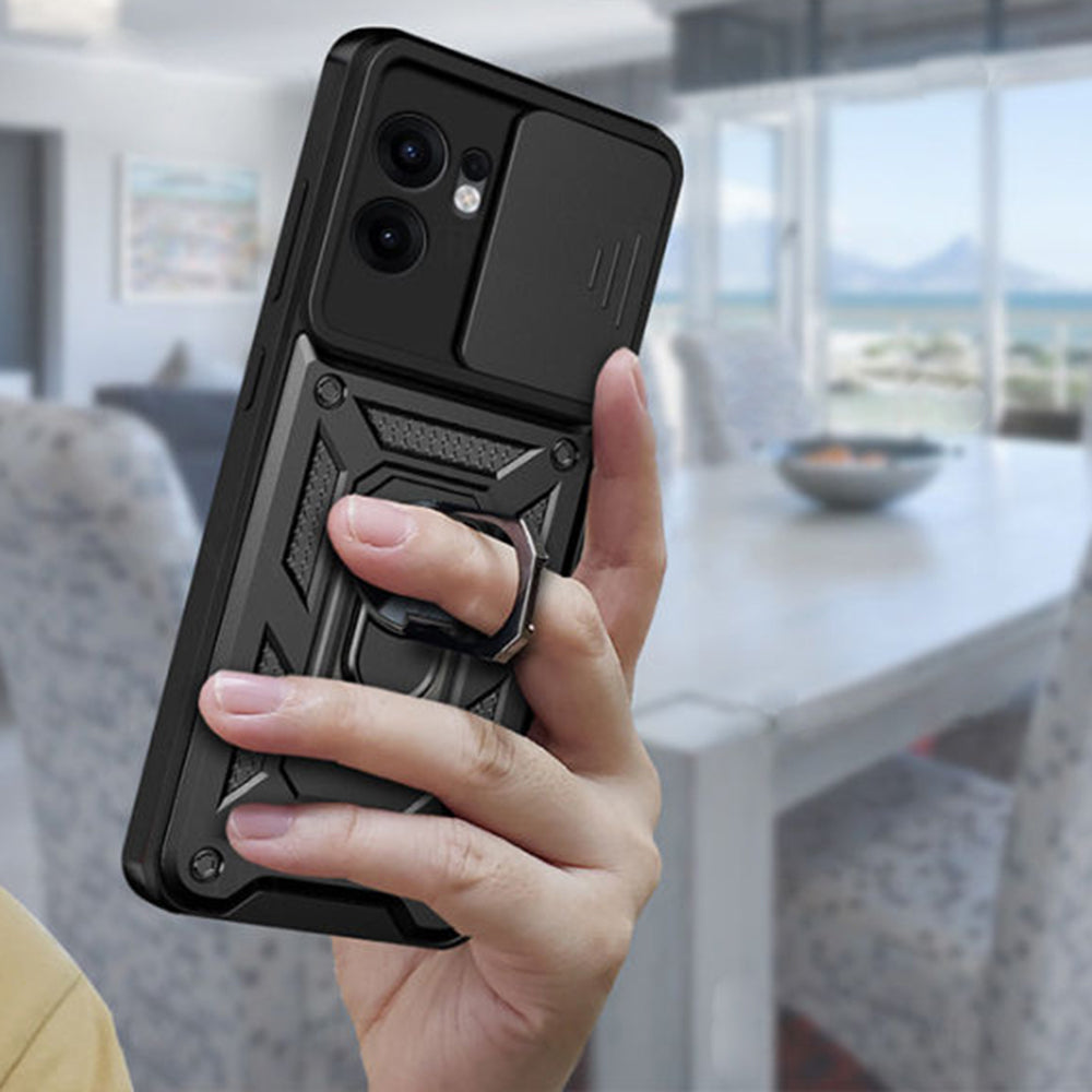 Techsuit - CamShield Series - Oppo Reno13 F 4G / Reno13 F 5G / Reno13 FS 5G - Black