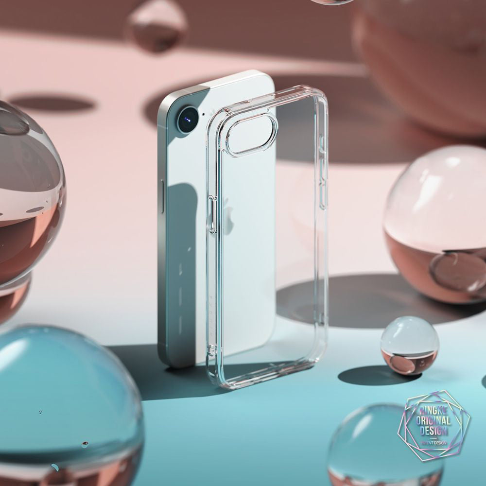 Ringke Husa de protectie Ringke Fusion compatibil cu iPhone 16e / iPhone 17e, Transparent – imagine 5