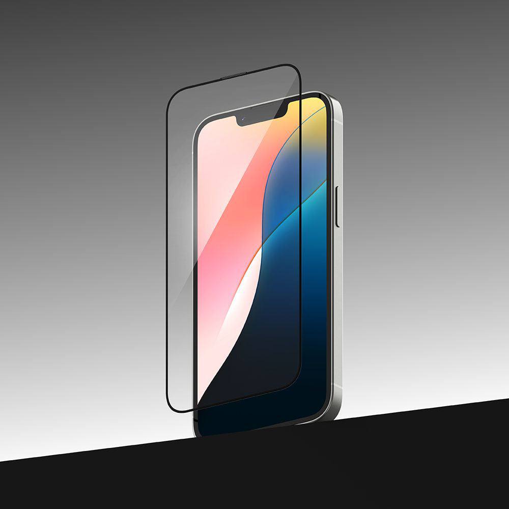 Ringke Folie de protectie Ringke Easy Slide Tempered Glass (set de 2) compatibil cu iPhone 16e / iPhone 17e, Negru – ima