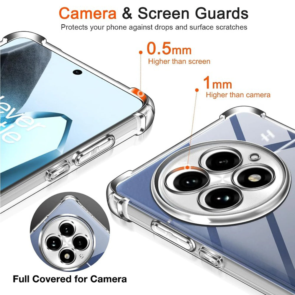 Techsuit - Shockproof Clear Silicone - OnePlus 13 - Clear
