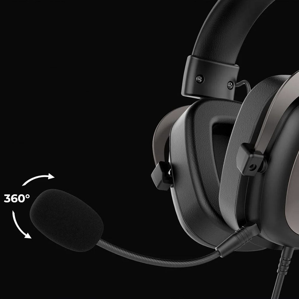 Havit - Gaming Headphones (H2002d) - Detachable Microphone, 53mm Speaker, Compatible with PS4/XBOX, Jack 3.5mm, 2m - Red