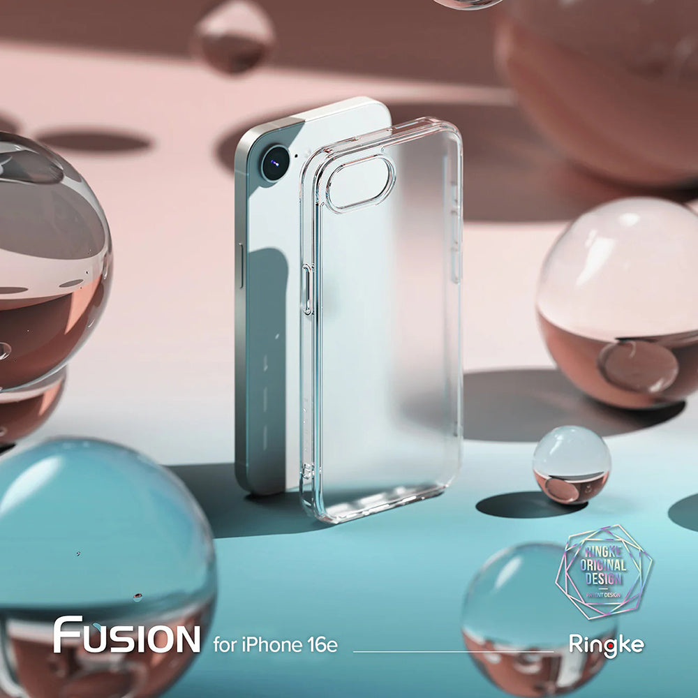 Husa de protectie Ringke Fusion compatibil cu iPhone 16e / iPhone 17e, Transparent