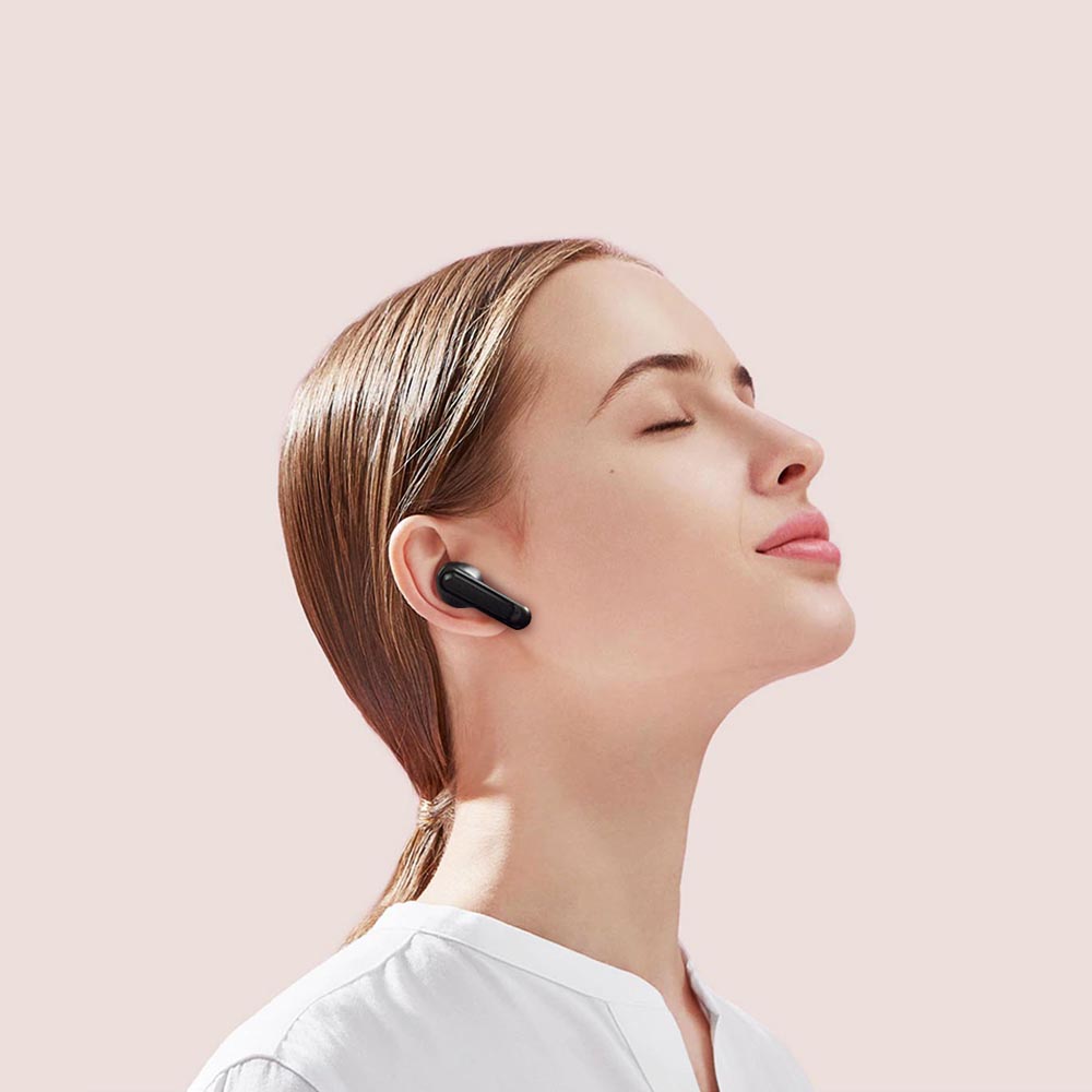 Acefast - Wireless Earbuds (W1) - Type-C, TWS, Bluetooth 5.4, Call Noise Reduction, IPX4, LED Digital Display - Black