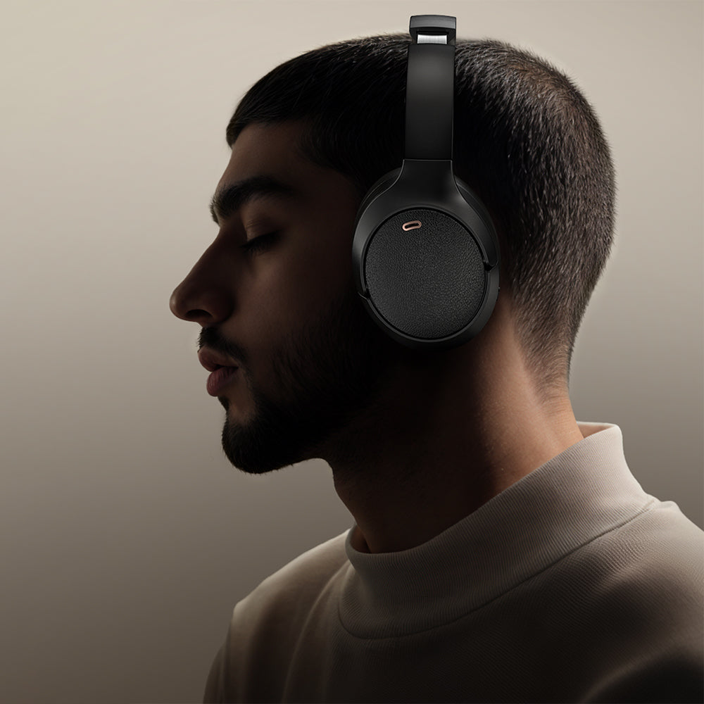 Acefast - Wireless Headset (H6) - Type-C, Bluetooth 5.3, Active Noise Reduction, IPX4, 500mAh, Hi-Fi Sound - White