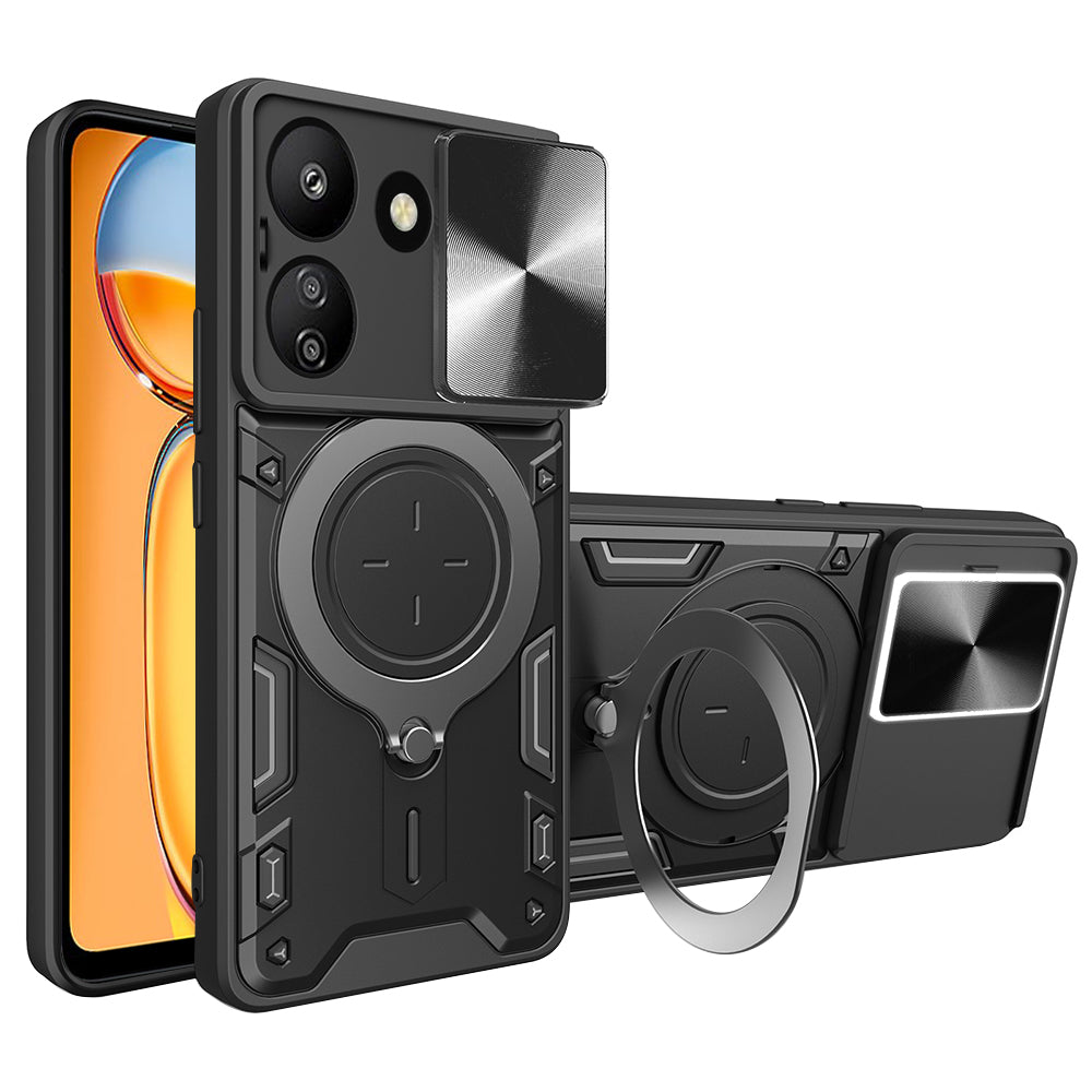 Techsuit - CamGuard Pro - Xiaomi Redmi 13C 4G / Poco C65 - Black