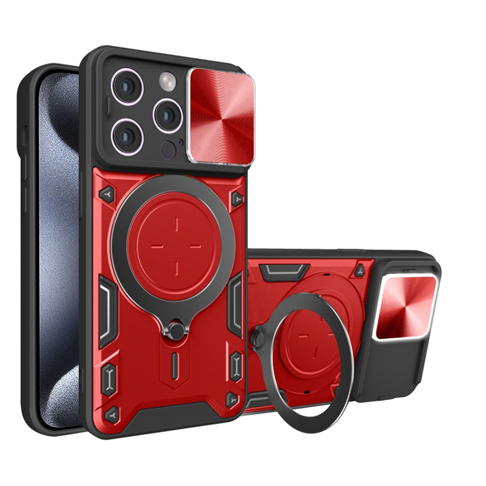 Techsuit - CamGuard Pro - iPhone 15 Pro - Red