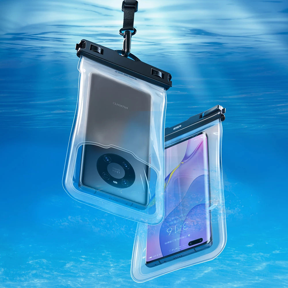 ESR - Waterproof Case - IPX8, for Phone 6.5" - Black