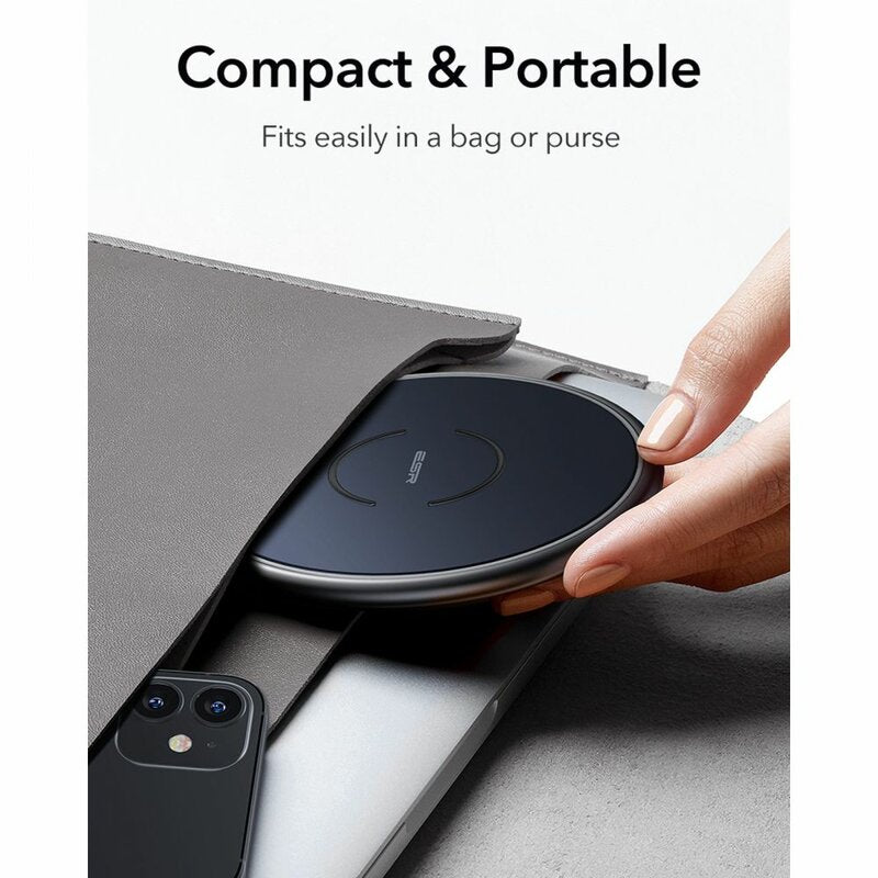 ESR - Wireless Charger HaloLock - MagSafe Compatible with Cable Type-C, 10W, 1m - Midnight Blue