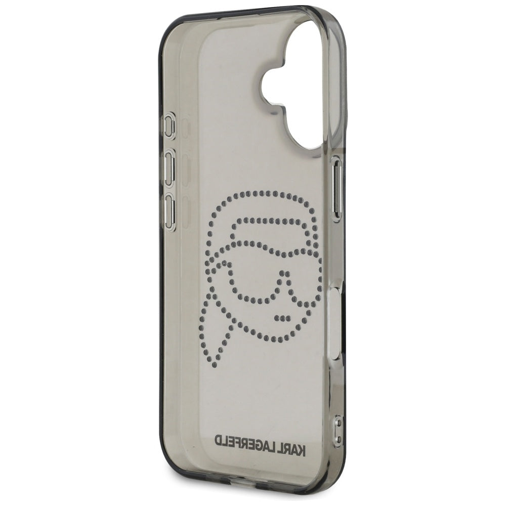 Karl Lagerfeld - IML Rhinestones (KLHCP16SHKHDCELK) - iPhone 16 - Karl Head